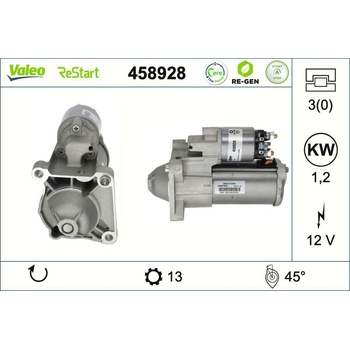 Startér VALEO 458928