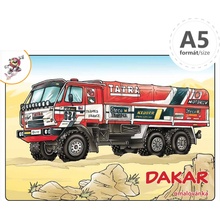 Omaľovánka A5 Dakar