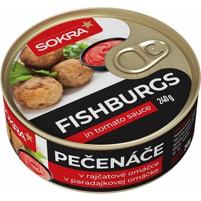 Sokra Pečenáče v paradajkovej omáčke 240 g