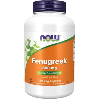 NOW NOW Fenugreek 500mg, 250 Veg Capsules