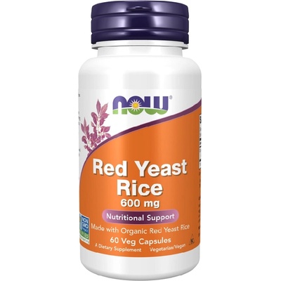 NOW NOW Red Yeast Rice, 60 Veg Capsules
