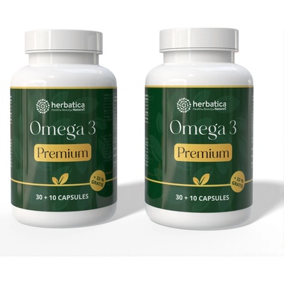 Herbatica 2x Omega 3 Premium 40 kapslí