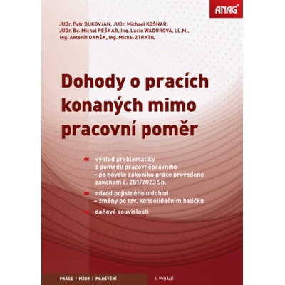 Dohody o pracích konaných mimo pracovní poměr 2024/2025