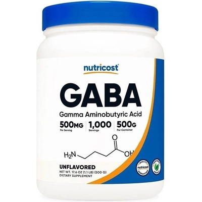 Nutricost GABA, 500 g, Nutricost (93100 (031101) NC)