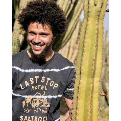 Saltrock Тениска Saltrock Last Stop Motel в тъмносиво (TSF12401032DKGREY)