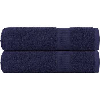 vidaXL Кърпи за ръце FROGN 2 бр. тъмносини 50x100 см 360 г/м2 (136782)