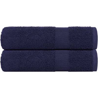 vidaXL Кърпи за ръце FROGN 2 бр. тъмносини 50x100 см 360 г/м2 (136782)