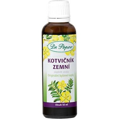 Dr. Popov bylinné kvapky Kotvičník zemný 50 ml