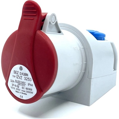SEZ Zásuvka nástěnná IZVZ 3253 32A 5p + 230V – Zboží Mobilmania
