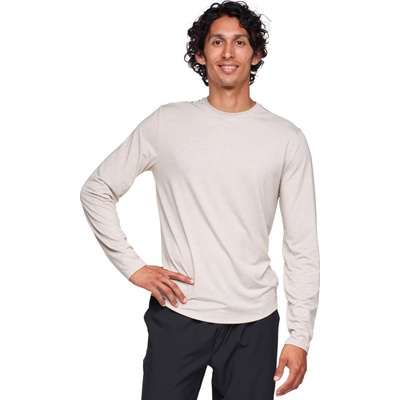 HOKA ESSENTIAL LS TEE Sesame htr