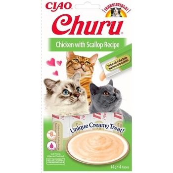 Churu Cat Chicken with Scallop 4 x 14 g