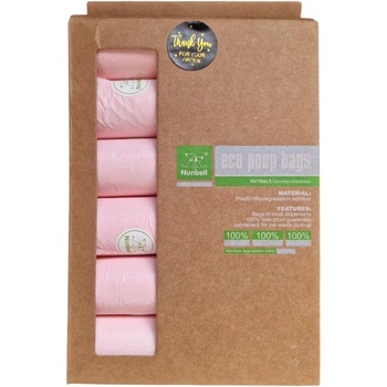 Nunbell Eco Poop Bags биоразградими торбички 12 броя