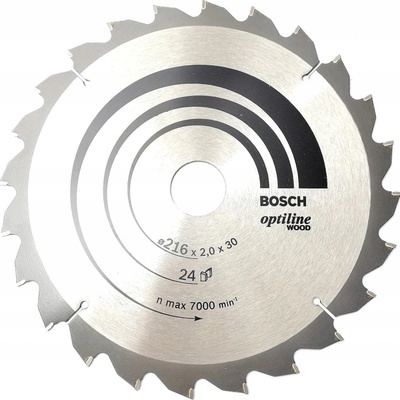BOSCH Pílový kotúč Optiline Wood, 216 mm 2.608.640.431
