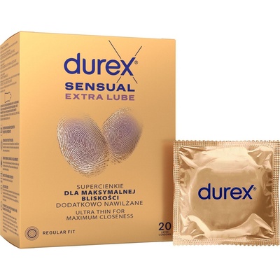 Durex Sensual Extra Lube 20 ks
