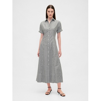 GAP Риза от поплин, миди рокля GAP GAP | Byal | ЖЕНИ | XXS