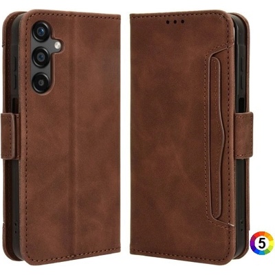 Samsung Galaxy M55 5G Magnetic Wallet Кожен Калъф и Протектор