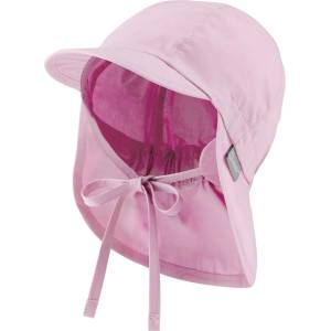 Sterntaler Детска шапка с козирка Sterntaler Kids' Peaked Cap with Neck Flap Basic Cap - Puderrosa - размер 47 cm (904-3660-0715)