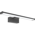 Brilagi - LED огледално осветление за баня VESTRA LED/12W/230V 60 cm IP44 черно (BG2206)