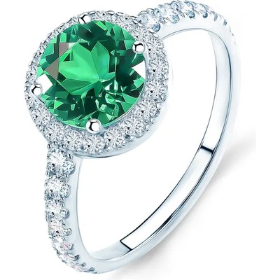 SAVICKI Годежен пръстен This is Love: бяло злато, смарагд