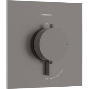 Hansgrohe Ecostat Comfort E - Термостатичен смесител за вграждане, матиран черен хром 33710340 (33710340)