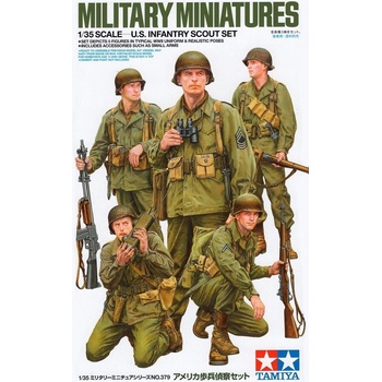 Tamiya U.S. Infantry Scout Set (5 Crew) 1:35