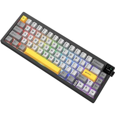 Ajazz AK650 Dream Weaver Switch čierno-sivo-žltá