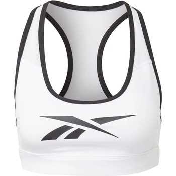 Reebok Hero Medium-Impact Racer Bra Womens - White