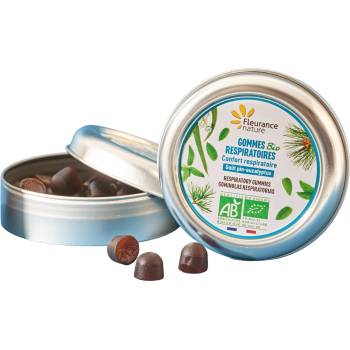 Fleurance Nature Био желирани бонбони за дихателните пътища - 35 г