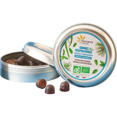 Fleurance Nature Био желирани бонбони за дихателните пътища - 35 г