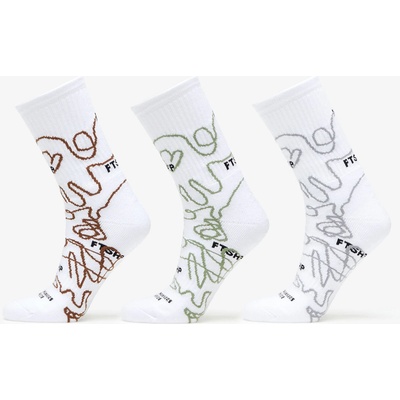 Footshop The Bubble Socks 3-Pack Multicolour