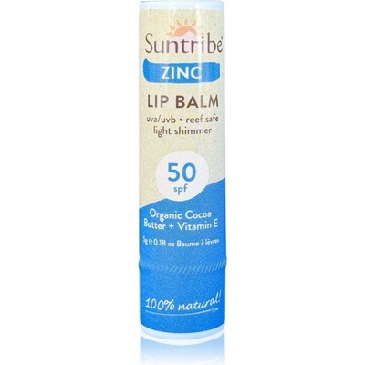 Suntribe Zinc защитен балсам за устни с цинк SPF 50 5 гр