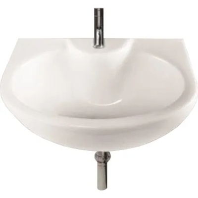 Inter Ceramic УМИВАЛНИК icc 4537 45х35 С ЦЕНТР. ОТВОР БЯЛ (icc 4537)