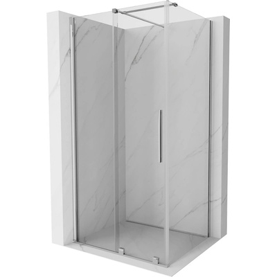 Mexen Velar плъзгаща се душ кабина 120 x 75 cm, прозрачна, хром - 871-120-075-01-01 (871-120-075-01-01)