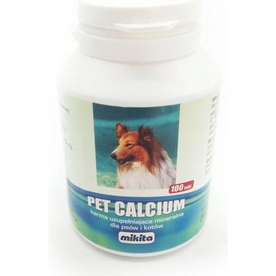 Mikita Pet Calcium - vápnik s vit. C a horčíkom 100 tbl