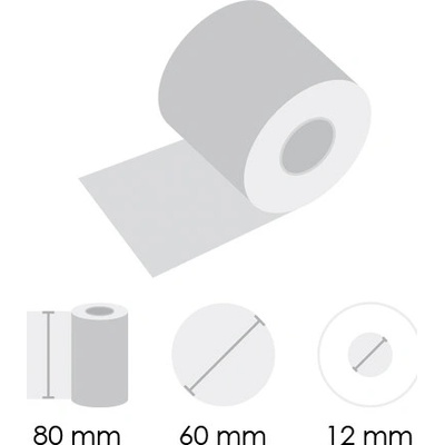 PAPIERNIK Kotúčiky TERMO STANDARD 80/60/12 (1ks)