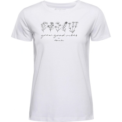 ALPINE PRO Дамска памучна тениска ALPINE PRO MOROLA white вариант pc ALPINE PRO | Byal | ЖЕНИ | XS