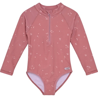 Huttelihut Детски бански костюм Huttelihut Kid's Swimsuit L/S UV60 Swimsuit - Rose - размер 128 (EU) (750-2720-0117)