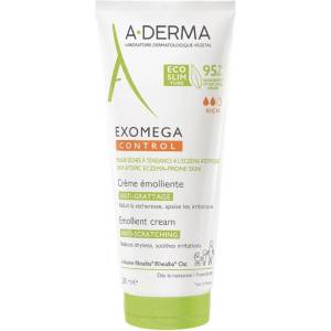 A-Derma Емолиентен крем за суха и атопична кожа A-Derma - Exomega Control, 200 ml (15901)