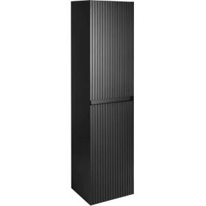SAPHO Filena - Висок шкаф 35x140x30 см, 2 врати ляво/дясно, матово черно с ивици FID3540BS (FID3540BS)