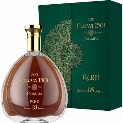 Ron Cueva 1501 Panama Sistema 18 Solera 40% 0,7 l (karton)