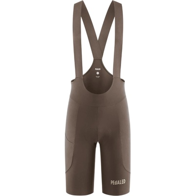 PEdALED Element Lightweight Bib Shorts Brown