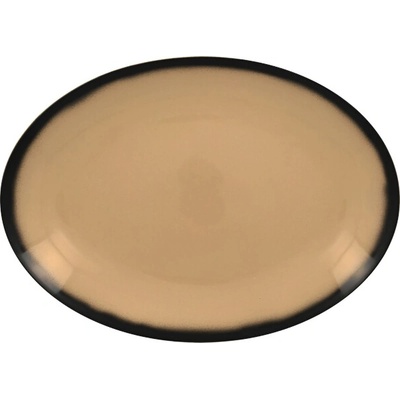 RAK Porcelain Lea talíř mělký, oválný 26 × 19 cm, béžový
