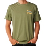 Rip Curl Мъжка тениска Rip Curl Surf Trip Tee T-shirt - Surplus Green - размер M (216-6596-0413)