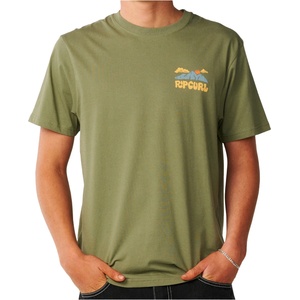Rip Curl Мъжка тениска Rip Curl Surf Trip Tee T-shirt - Surplus Green - размер M (216-6596-0413)