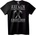 NOONEBRAND Тениска AXEMEN Силен и решителен - M, Black