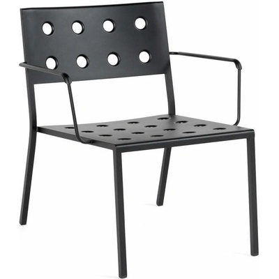 HAY Křeslo Balcony Lounge Armchair, anthracite