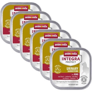 Animonda Integra Protect Cat Harnsteine Urinary - говеждо 6 x 100г