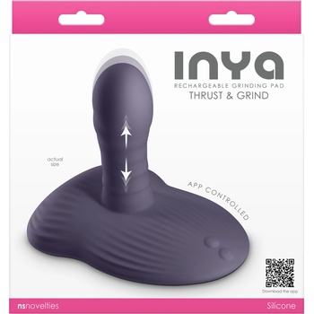 NS Novelties Inya Thrust & Grind Rechargeable Grinding Pad App Controlled Purple