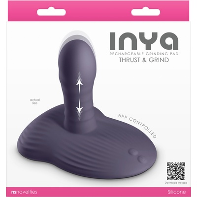 NS Novelties Inya Thrust & Grind Rechargeable Grinding Pad App Controlled Purple