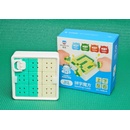 Ganspuzzle MonsterGo Spelling Cube 3x3 žluto zelená